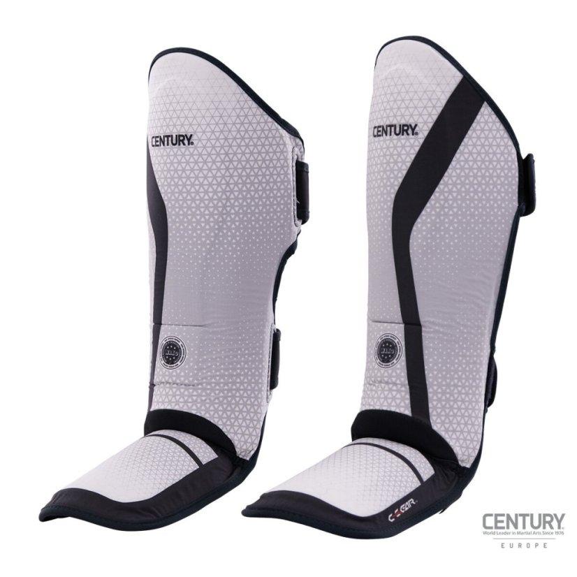 Chránič holene a členku C-GEAR Sport Discipline  schválený WAKO (prateľný) - Farba: Čierna/šedá, Veľkosť: XL