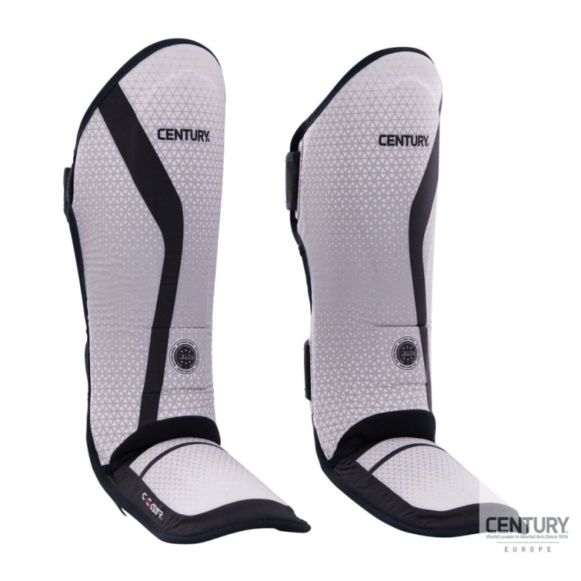 Chránič holene a členku C-GEAR Sport Discipline  schválený WAKO (prateľný) - Farba: Čierna/šedá, Veľkosť: XL