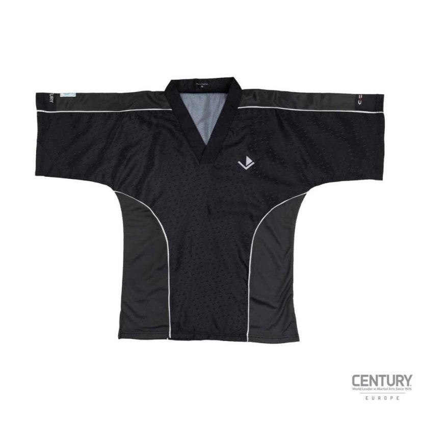 Koszulka Pointfighting C-Gear Determination 2.0 zatwierdzona przez WAKO - Kolor: Black/Gray, Rozmiar: 2XL